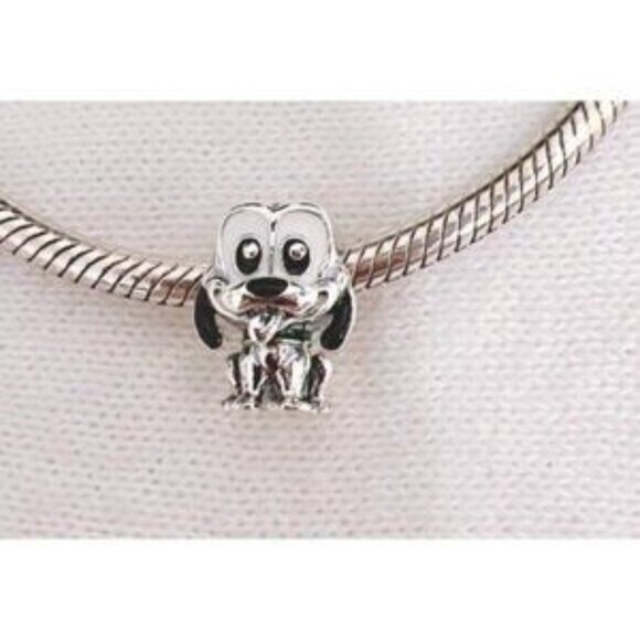 Disney Pluto Charm, Charms for Pandora Bracelet S925 ALE Sterling Silver Charm - Picture 2 of 5